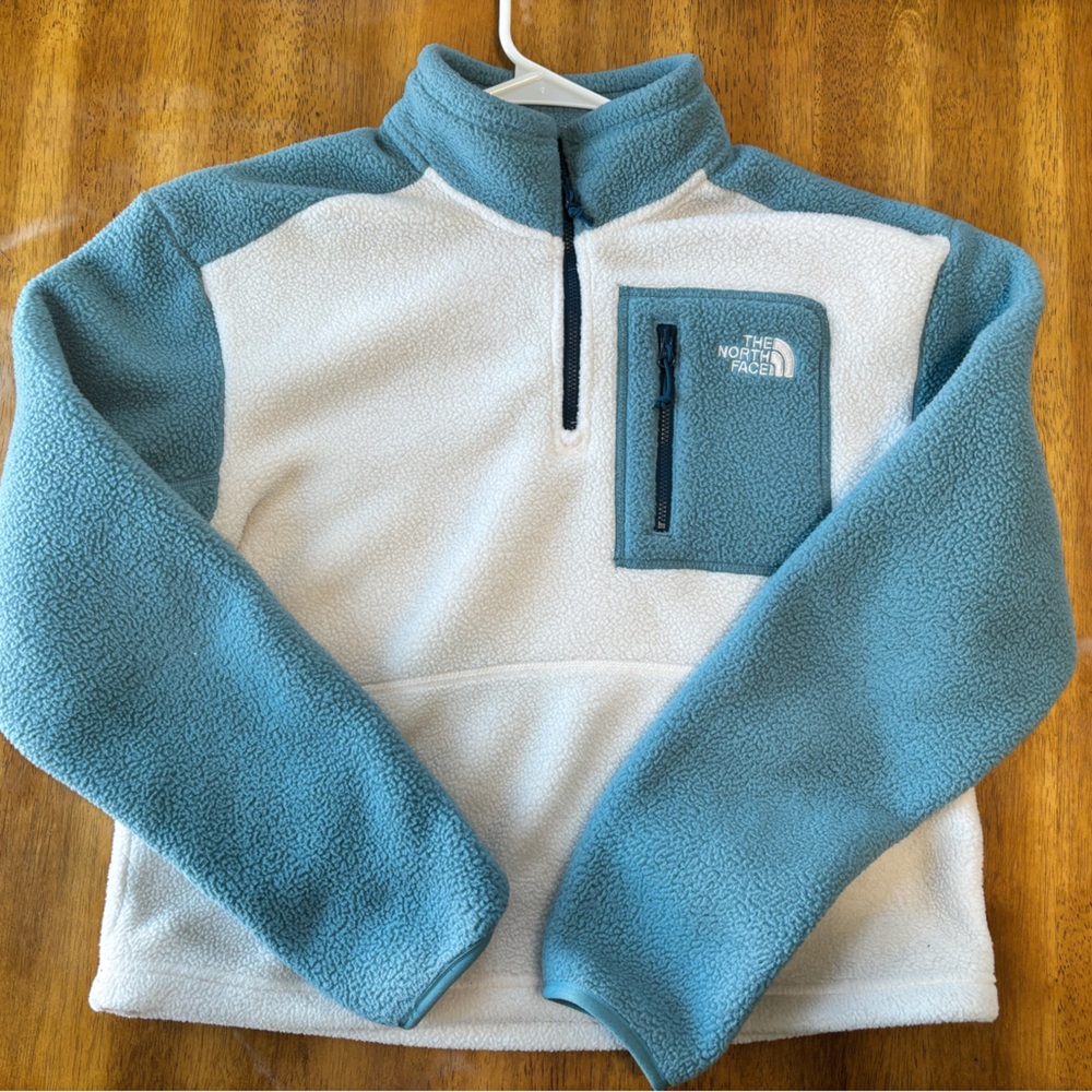 The North Face Yumiori 1/4 Zip Fleece Pullover | Recycled Cozy Sherpa | Size M